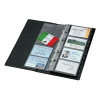 Sigel black business card folder (200 cards) SI-VZ300 208635 - 2