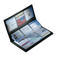 Sigel black business card folder (288 cards) SI-VZ175 208692