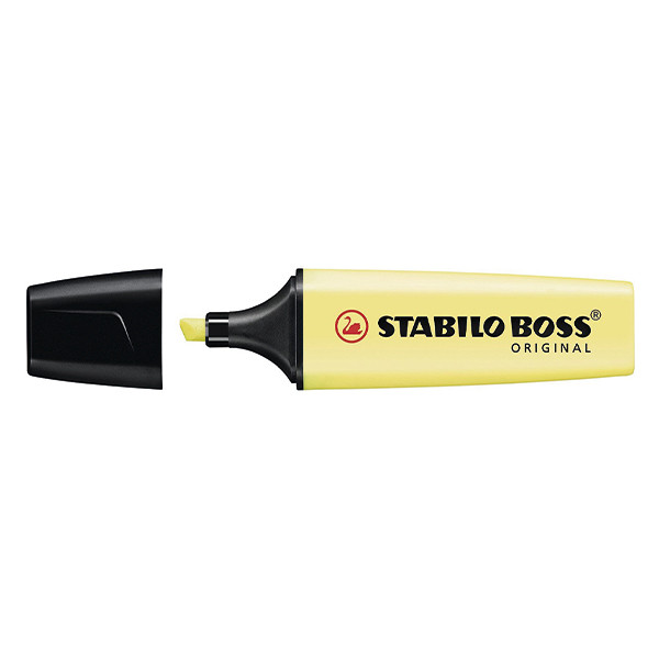 Stabilo Boss pastel yellow highlighter Stabilo 