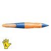 Stabilo Easy Ergo navy/orange left-handed mechanical pencil, 1.4mm