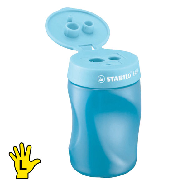 Stabilo Easy blue ergonomic pencil sharpener (left-handed) 450120 200110 - 1