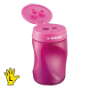 Stabilo Easy pink ergonomic pencil sharpener (left-handed)