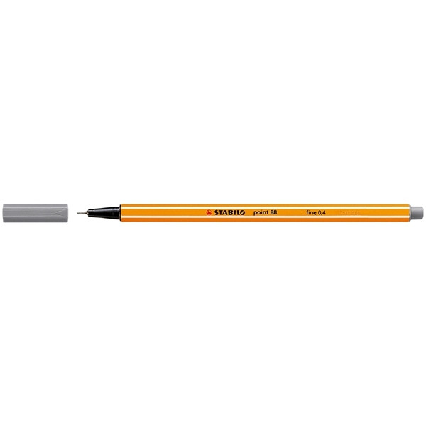 Stabilo Point 88 dark grey fineliner 88/96 200066 - 1