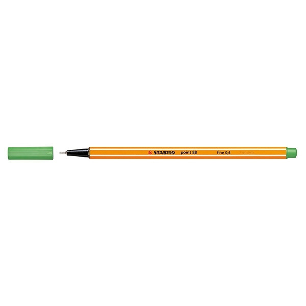 Stabilo Point 88 fluorescent green fineliner 88/033 200068 - 1