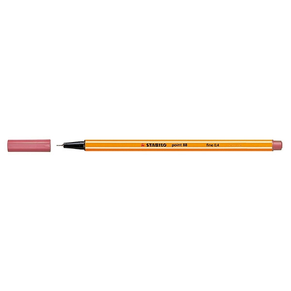 Stabilo Point 88 fluorescent red fineliner 88/040 200069 - 1