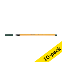 Stabilo Point 88 olive green fineliner (10-pack)