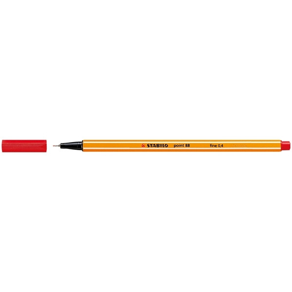 Stabilo Point 88 red fineliner 88/40 200020 - 1