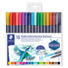 Staedtler 3001 double tip watercolour markers (18-pack)