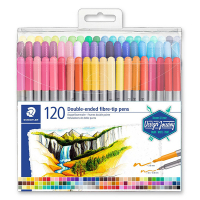 Staedtler 3200 Double Tip Felt Pens (120-pack) 3200TB120 209519