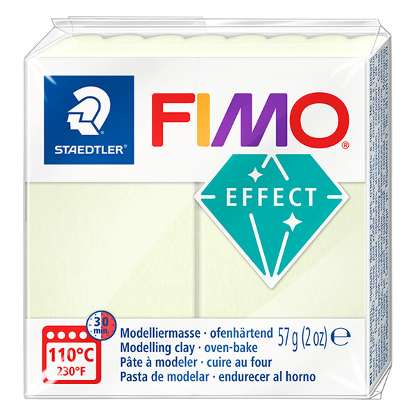 Staedtler Fimo Effect glow in the dark clay, 57g 8020-04 424622 - 1