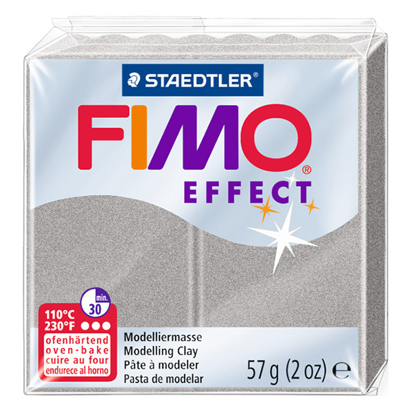 Staedtler Fimo Effect metallic silver clay, 57g 8010-81 424638 - 1