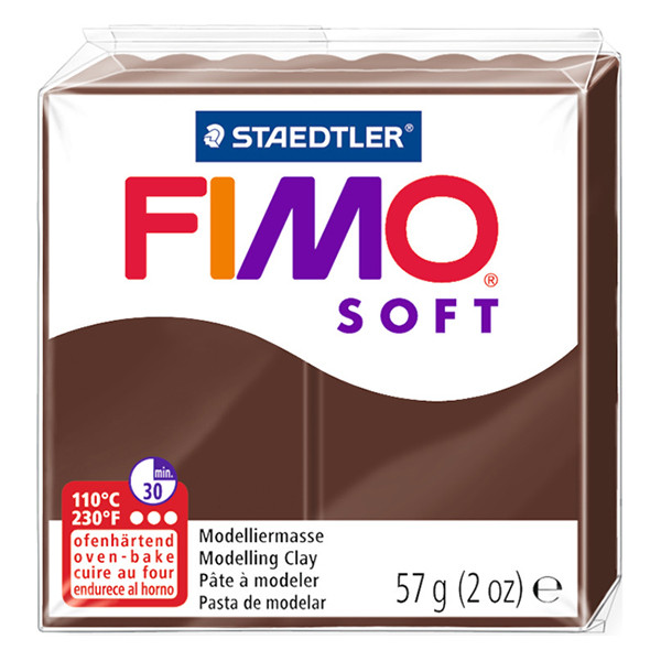 Staedtler Fimo Soft choco clay, 57g 8020-75 424524 - 1