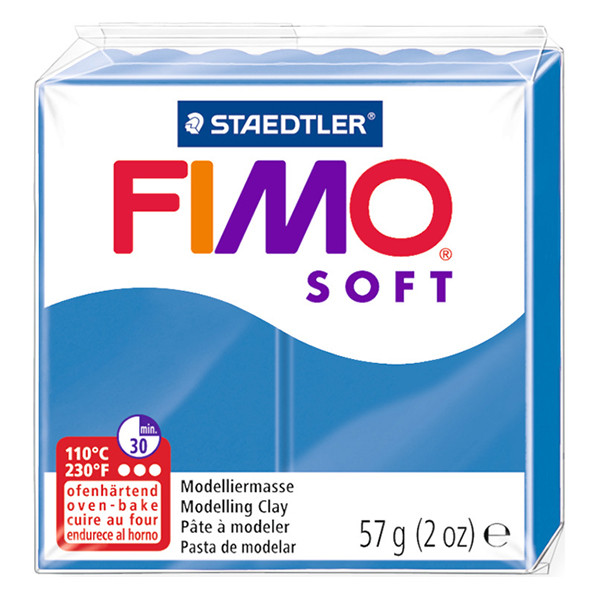 Staedtler Fimo Soft pacific blue clay, 57g 8020-37 424504 - 1