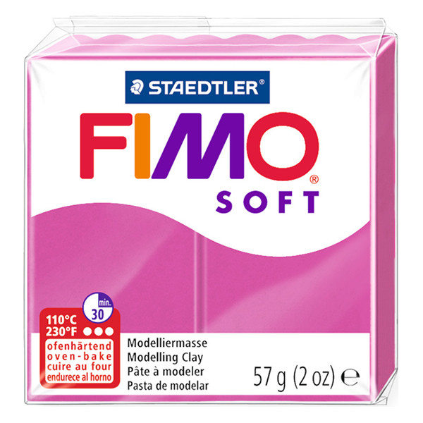 Staedtler Fimo Soft raspberry clay, 57g 8020-22 424598 - 1