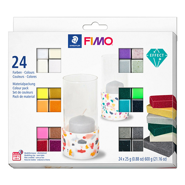 Staedtler Fimo effect clay, 25g (24-pack) 8013C24-1 209653 - 1