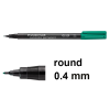 Staedtler Lumocolor 313 green permanent marker (0.4mm round)