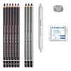 Staedtler mixed charcoal coloured pencils set 61100C 209642 - 2