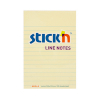 Stick&#039;n pastel yellow lined notes, 102mm x 152mm