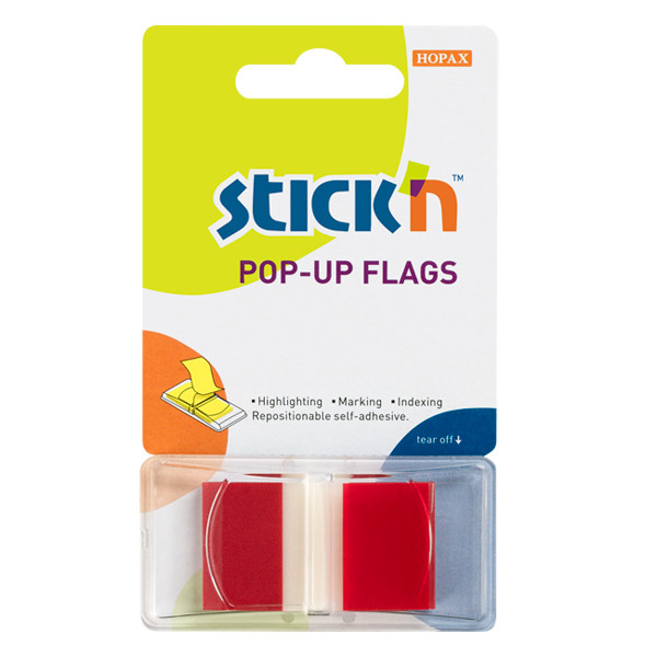 Stick'n red standard index, 45mm x 25mm (1 x 50 tabs) 26021 400891 - 1