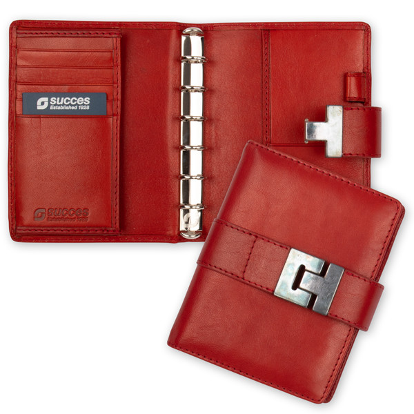 Succes Junior Sandton Silver red agenda cover PJ260SS12 262138 - 1