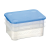 Sunware Club Cuisine transparent/blue cheese & meats container