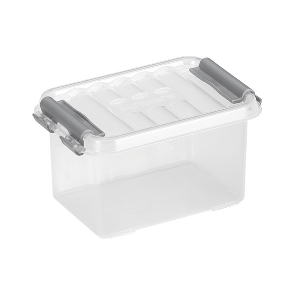 Sunware Q-line transparent storage box, 0.4 litre 87400609 216525 - 1