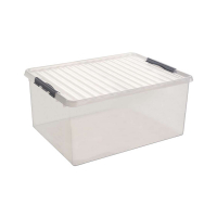 Sunware Q-line transparent storage box, 120 litres 83300609 216544