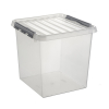 Sunware Q-line transparent storage box, 38 litres