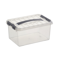 Sunware Q-line transparent storage box, 6 litres 78200609 216529