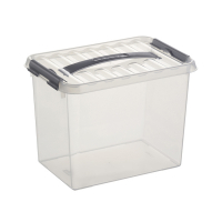 Sunware Q-line transparent storage box, 9 litres 78400609 216530