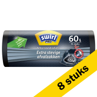 Swirl PRO extra strong garbage bags, 60 liters (8 x 12-pack)