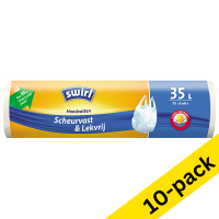 Swirl garbage bags with handles, 35 litres (10 x 15-pack)