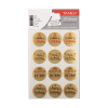 Tanex Happy Birthday gold stickers (2 x 12-pack)