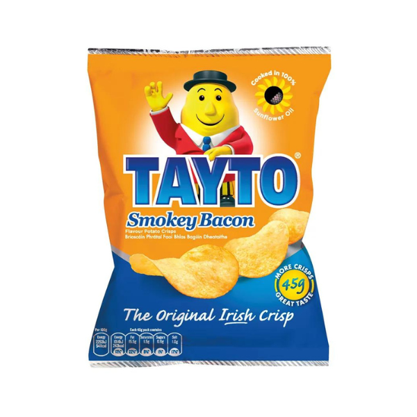 Tayto Smokey Bacon crisps (50-pack) 763336 423338 - 1