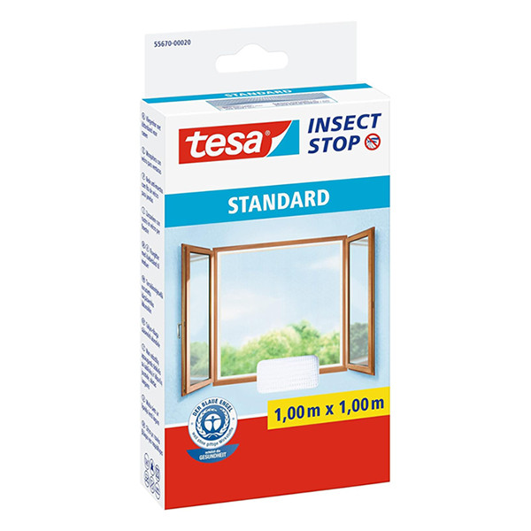 Tesa Insect Stop white window fly screen, 100cm x 100cm 55670-00020-03 203384 - 1