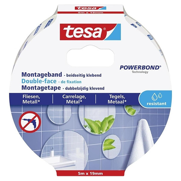 Tesa Powerbond waterproof mounting tape, 19mm x 5m 77745-00000-00 202321 - 1