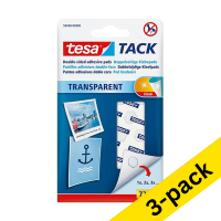 Tesa Tack transparent adhesive pads (3 x 72-pack)