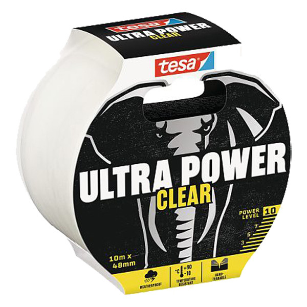 Tesa Ultra Power clear transparent repair tape, 48mm x 10m 56496-00000-00 203299 - 1