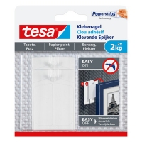 Tesa adhesive nail for sensitive surfaces, 2kg (2-pack) 77776-00000-00 202302