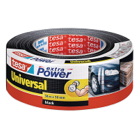 Tesa extra Power Universal black duct tape, 50mm x 50m 56389-00001-08 203377