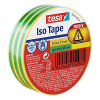 Tesa green/yellow insulation tape, 15mm x 10m 56192-00014-22 203392