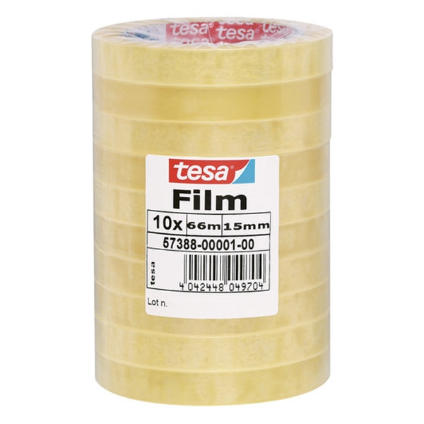 Tesa standard tape, 15mm x 66m (10-pack) 57388-00001-00 57388-00001-01 202294 - 1