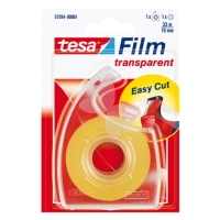 Tesa transparent tape with dispenser, 19mm x 33m 57284-00001-01 57284-00001-02 202289