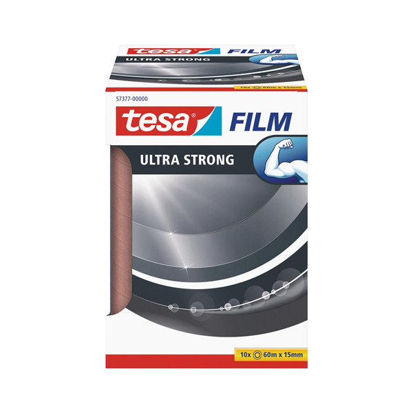 Tesa ultra strong tape, 15mm x 60m (10-pack) 57377-00000-02 202372 - 1