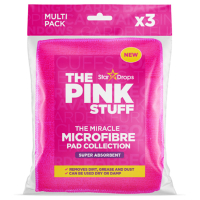 The Pink Stuff Microfibre absorbent pink cleaning pads (3-pack)  SPI00063