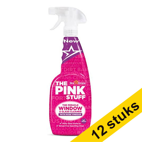 The Pink Stuff window & glass cleaner, 750ml (12-pack)  SPI00036 - 1