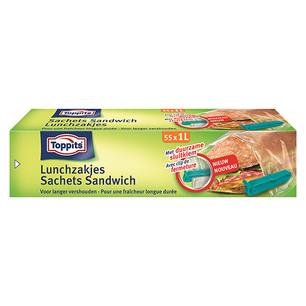 Toppits sandwich bags, 1 litre (55-pack) 6761478 STO05006 - 1