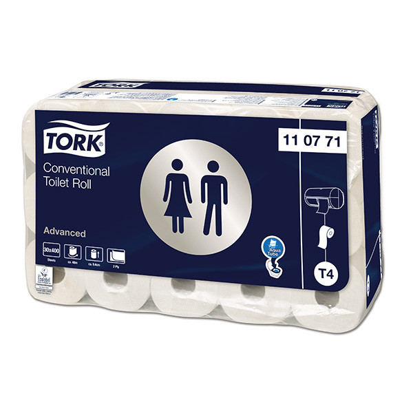 Tork 2-ply toilet paper suitable for Tork T4 dispenser (30-pack) 110771 STO00037 - 1