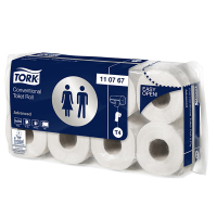 Tork 2-ply toilet paper suitable for Tork T4 dispenser (8-pack) 110767 STO00111