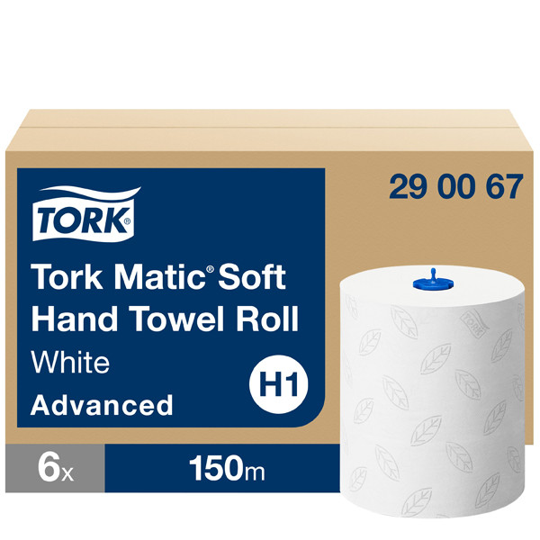 Tork Matic® 2-ply towel roll suitable for Tork H1 dispenser (6-pack) 290067 STO00049 - 1